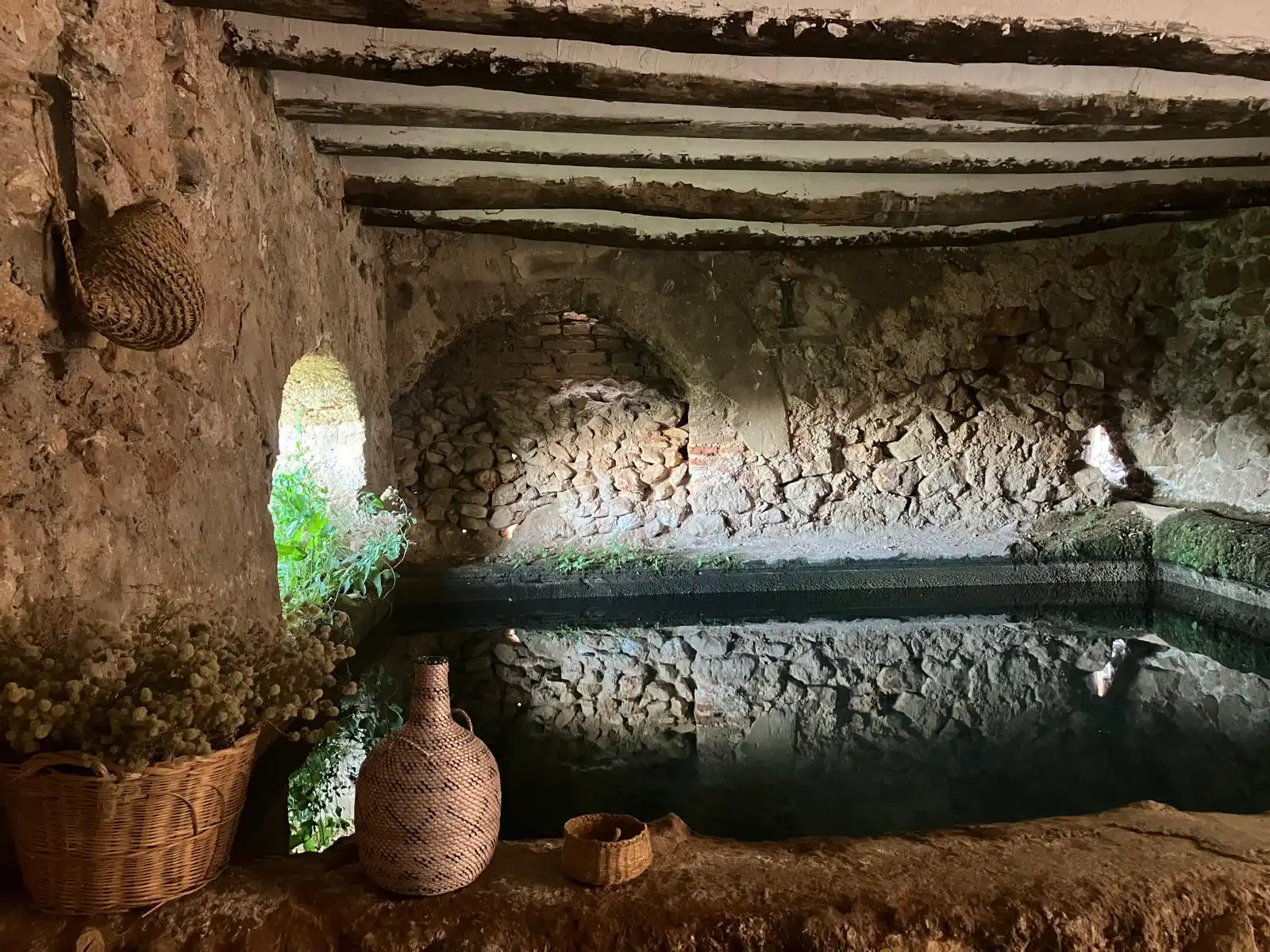 Traditional stone house in southern Spain